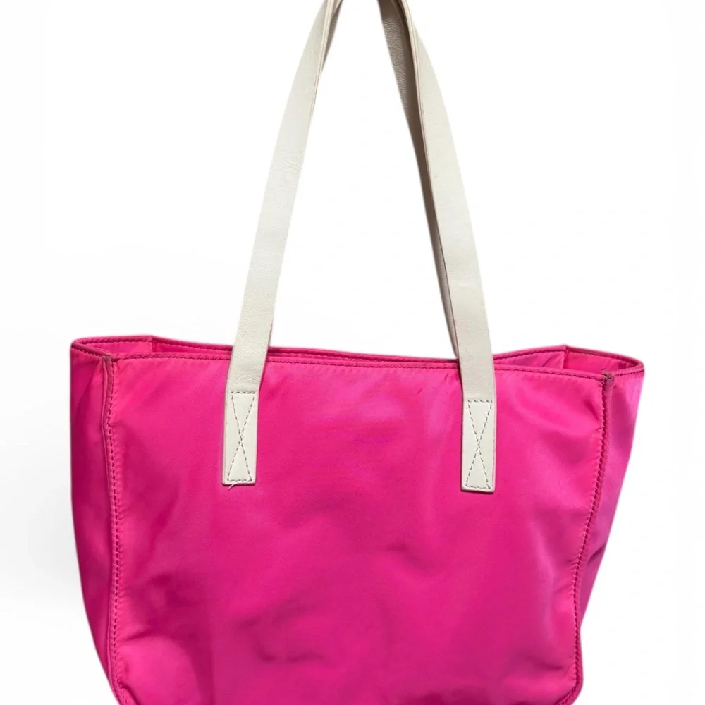 🚨SOLD🚨Kate Spade Berry Street Elise nylon tote in zinnia pink. - Picture 12 of 12
